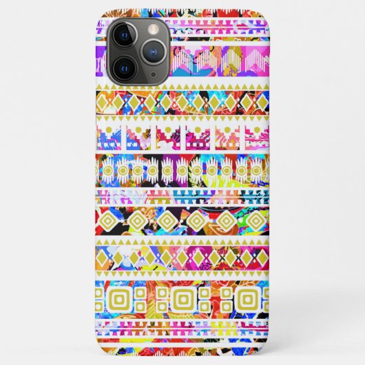 Cutkleurig tribaal aztec patroon Case-Mate iPhone case (Achterkant)