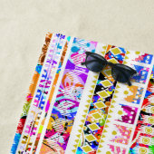 Cutkleurig tribaal aztec patroon strandlaken (In situ)