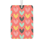 Cutkleurig Valentijns harspatroon Luchtverfrisser (Achterkant)