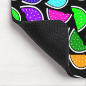 Cutkleurig watermeloenpatroon muismat (Hoek)