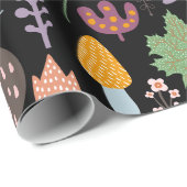 Cutkleurige herfst bloemen en bladluis Thanksgivin Cadeaupapier (Rol Hoek)