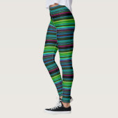 Cutkleurige neonstrepen leggings (Links)