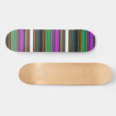Cutkleurige neonstrepen persoonlijk skateboard (Horizontaal)