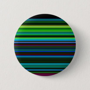 Cutkleurige neonstrepen ronde button 5,7 cm
