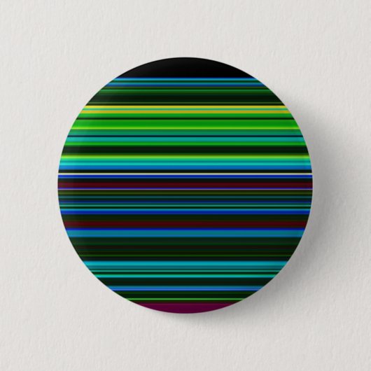 Cutkleurige neonstrepen ronde button 5,7 cm (Voorkant)