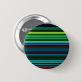 Cutkleurige neonstrepen ronde button 5,7 cm (Voorkant /achterkant)