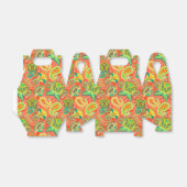 Cutkleurige paisleypatronen bedankdoosjes (Uitgevouwen)