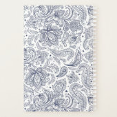 Cutkleurige paisleypatronen planner (Achterkant)