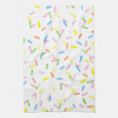 Cutkleurige regenboog waterverf spint plezier theedoek (Verticaal)