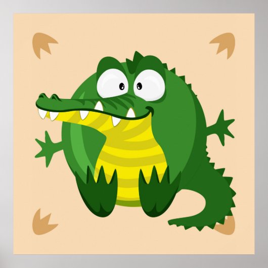 Cutkrokodil Poster (Voorkant)