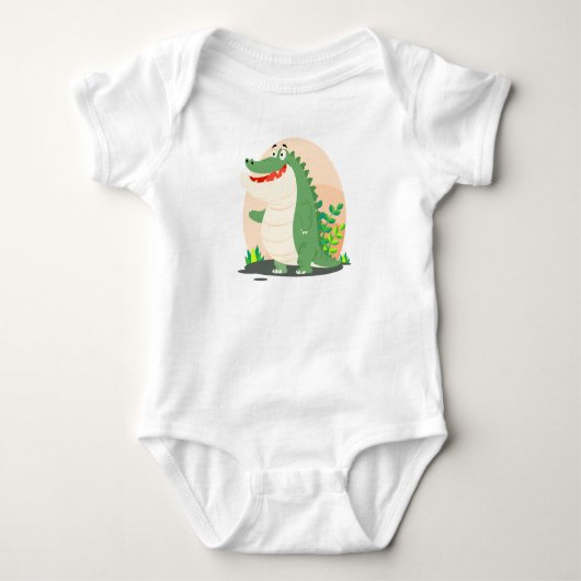 Cutkrokodil Romper (Voorkant)