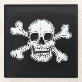 cutlass piraat zwaard glazen onderzetter