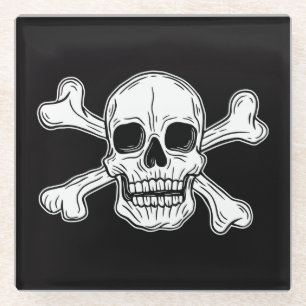 cutlass piraat zwaard glazen onderzetter