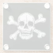 cutlass piraat zwaard glazen onderzetter (Achterkant)