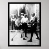 Cutler vs. Johnson Boxing Match 1914 Poster (Voorkant)