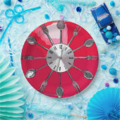 Cutlery O'klok 2. Papieren Bordje (Feest)