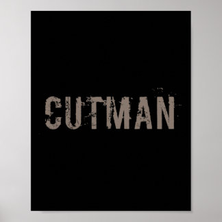 Cutman T-shirt voor Funny Boxer Cutman Sign Poster