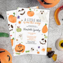 Cutneutraal Halloween weinig boe baby shower