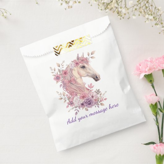 Cutomizable Pretty Ponies and Petals Bedankzakje (Gezegeld)