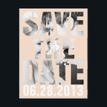 CUTOUT SAVE THE DATE Post Kaart<br><div class="desc">Modern en leuk om de datumkaarten op te slaan... Verkrijgbaar in meerdere kleuren en items... Kan uw kleur niet vinden... Stuur ons een e-mail en we helpen u graag. *LET OP: SOMMIGE FELLE KLEUREN KUNNEN WAZIG LIJKEN IN ONLINE PREVIEW,  HET ZAL SCHERP EN DUIDELIJK LIJKEN OP HET WERKELIJKE ITEM.*</div>