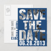 CUTOUT SAVE THE DATE Post Kaart (Voorkant / Achterkant)