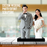 Cutout scculpture Custom Wedding Photo Cutout Staand Fotobeeldje<br><div class="desc">Transformeer uw gekoesterde trouwfoto in een opmerkelijke Custom Wedding Photo Cutout Sculpture! Ervaar het gemak en de creativiteit van ons proces: Begin met het gebruik van een van de vele gratis online tools om de achtergrond van uw foto te verwijderen. Zodra u uw perfecte uitsparing hebt, upload het eenvoudig naar...</div>