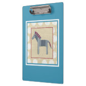 Cutout Zebra op Cream Background Klembord (Links)