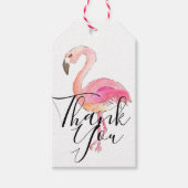 Cutr roze flamingo dank je cadeau label cadeaulabel (Voorkant)