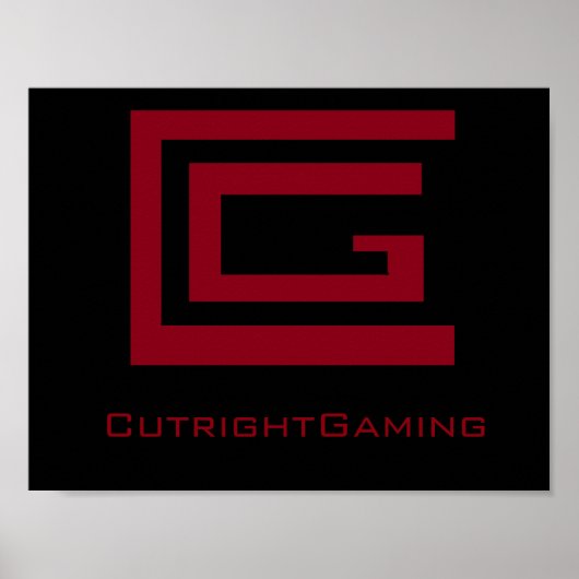 CutrightGaming Poster (Voorkant)