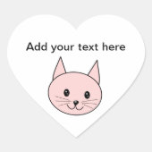 Cutrofielen Hart Sticker (Voorkant)