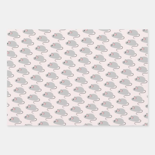 Cutrofielen, harten en muizen inpakpapier vel (Voorkant 3)