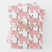 Cutrofielen, harten en muizen inpakpapier vel (In situ)