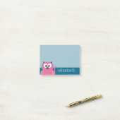 Cutrofielenvet - blauwe achtergrond post-it® notes (Op bureau)