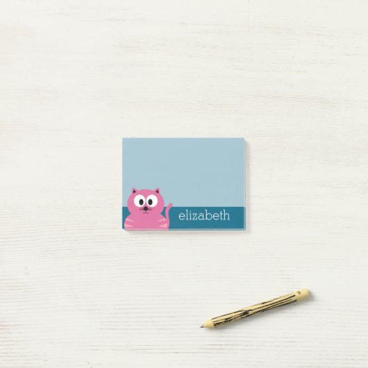 Cutrofielenvet - blauwe achtergrond post-it® notes (Op bureau)