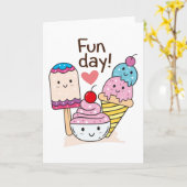 Cutroomcrème Kaart (Gele Bloem)