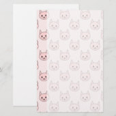 Cutropenpatroon Briefpapier (Voorkant / Achterkant)