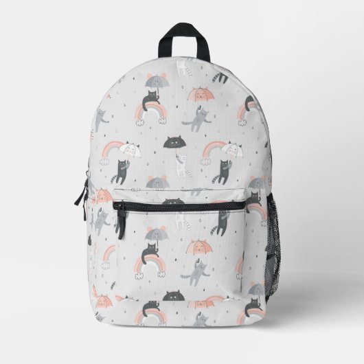 Cutropenpatroon voor geluidsopraining bedrukte rugzak (Voorkant)