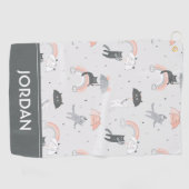 Cutropenpatroon voor geluidsopraining golfhanddoek (Horizontaal)