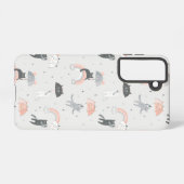 Cutropenpatroon voor geluidsopraining samsung galaxy hoesje (Achterkant horizontaal)