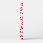 Cutrorood wit bloempatroon Case-Mate iPhone case (Achterkant / Rechts)