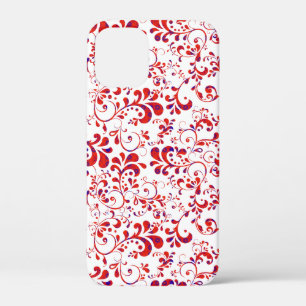 Cutrorood wit bloempatroon Case-Mate iPhone case
