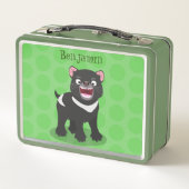 Cutrovende Tasmaanse duivelse cartoon illustratie (Achterkant)