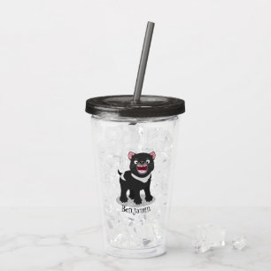 Cutrovende Tasmaanse duivelse cartoon illustratie Acryl Drinkbeker