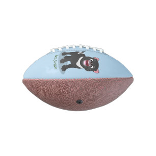 Cutrovende Tasmaanse duivelse cartoon illustratie American Football