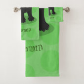 Cutrovende Tasmaanse duivelse cartoon illustratie Bad Handdoek (Insitu)