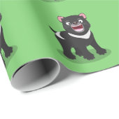 Cutrovende Tasmaanse duivelse cartoon illustratie Cadeaupapier (Rol Hoek)