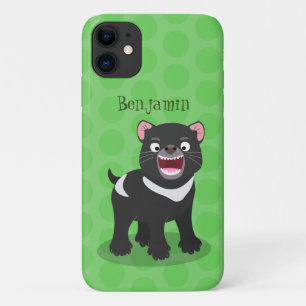 Cutrovende Tasmaanse duivelse cartoon illustratie Case-Mate iPhone Case