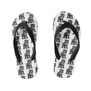 Cutrovende Tasmaanse duivelse cartoon illustratie Kinder Teenslippers