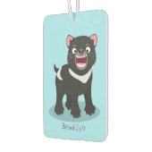 Cutrovende Tasmaanse duivelse cartoon illustratie Luchtverfrisser (Links)