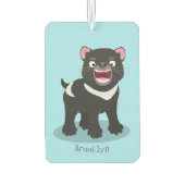 Cutrovende Tasmaanse duivelse cartoon illustratie Luchtverfrisser (Achterkant)